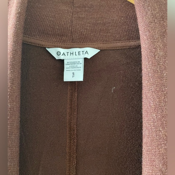 Athleta Mahogany Pockets Nirvana Prayanara Restore Wrap Cardigan - Picture 8 of 9